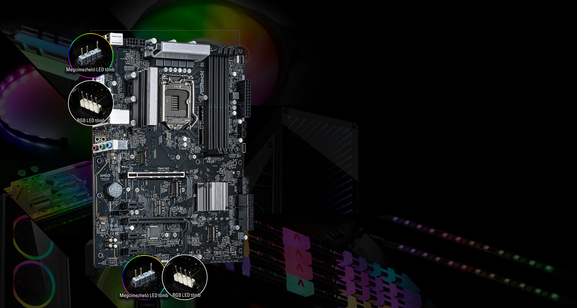 Polychrome LED(right)